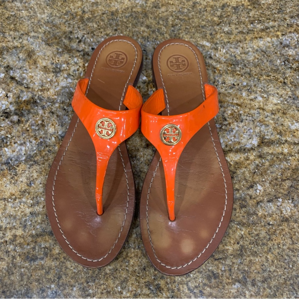 Tory Burch Cameron thong sandal flip flop 8.5